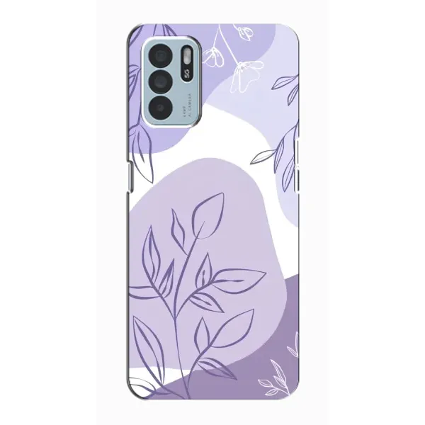 Чехол с принтом «Фиолетовые листья абстракция» для OPPO Reno6 Z Чехол с принтом «Фиолетовые листья абстракция» для OPPO Reno6 Z