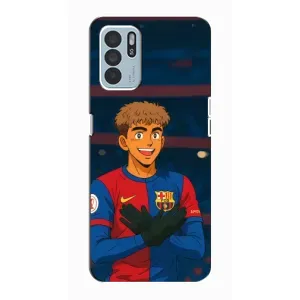 Чохол з футболістом Ламін Ямаль Oppo Reno6 Z (Футболіст Ямаль)