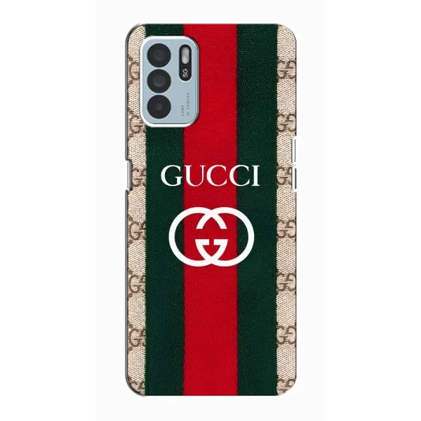 Чохол з принтом «Gucci дизайн» для OPPO Reno6 Z