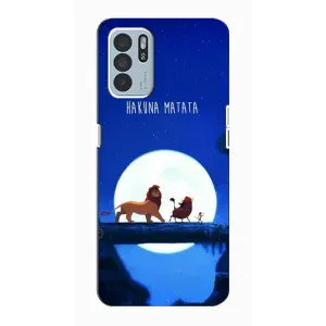 Чохол Король лев на OPPO Reno6 Z (Хакуна Матата)