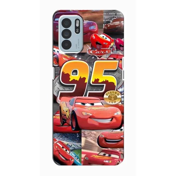 Чохол з принтом «Колаж Блискавка Маквін» для OPPO Reno6 Z