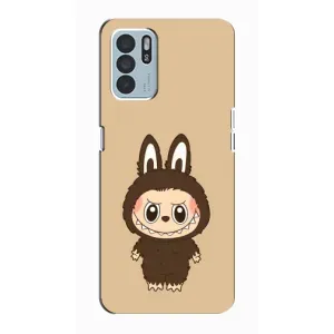Чохол з принтом «Bored Ape в червоному» для OPPO Reno6 Z