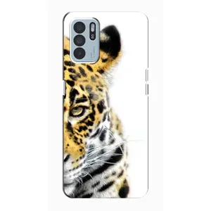 Чохли з картинкою животних Oppo Reno6 Z (Леопард)