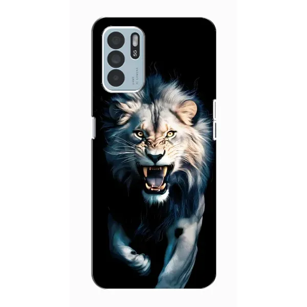 Чохол з принтом «Лев у темряві» для OPPO Reno6 Z