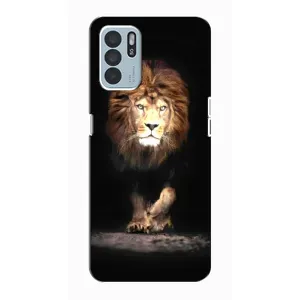 Чохол з картинкою ЛЕВ для Oppo Reno6 Z (VPrint) (Лев)