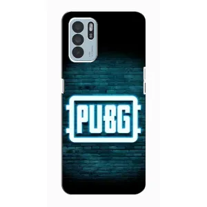 Чеjхол PUBG для OPPO Reno6 Z (AlphaPrint) (Лого PUBG)