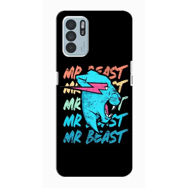 Чохол з принтом «logo Mr beast» для OPPO Reno6 Z