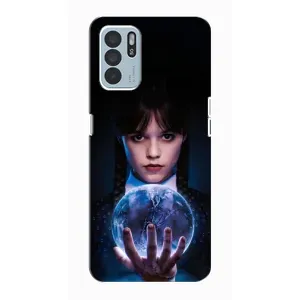 Чохол з принтом «Магічна сфера Венздей» для OPPO Reno6 Z
