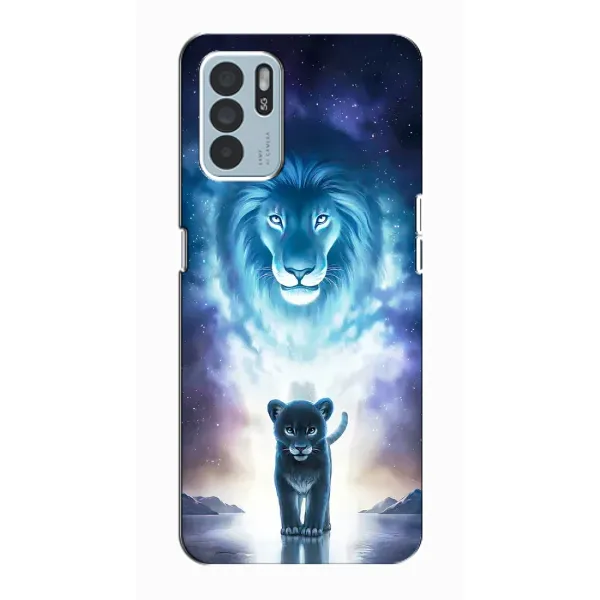 Чехол с принтом «Маленький лев» для OPPO Reno6 Z