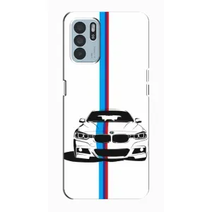 Чохол для OPPO Reno6 Z - з принтом БМВ (AlphaPrint) (Машина БМВ)