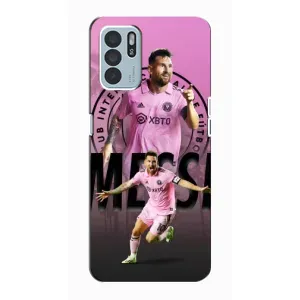 Чохли для OPPO Reno6 Z - Лео Мессі Маямі (Messi Miami)