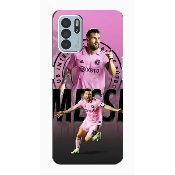 Чехол с принтом «Messi Miami» для OPPO Reno6 Z