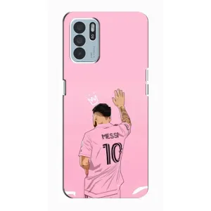 Чохли для OPPO Reno6 Z - Лео Мессі Маямі