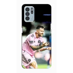 Чохли для OPPO Reno6 Z - Лео Мессі Маямі (Мессі паук)