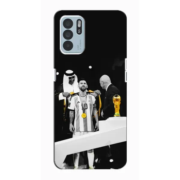 Чехол с принтом «Месси в накидке» для OPPO Reno6 Z Чехол с принтом «Месси в накидке» для OPPO Reno6 Z