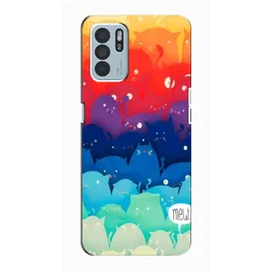 Чохол на OPPO Reno6 Z з Котиками (VPrint) (Mew)