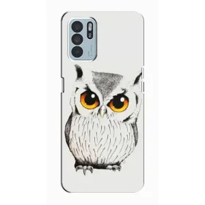 Чохол з пташками на Oppo Reno6 Z (VPrint) (Мила Сова)