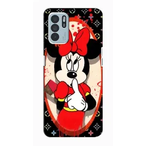 Чохол Disney Mouse Oppo Reno6 Z (PREMIUMPrint) (Мінні Маус ЛВ)