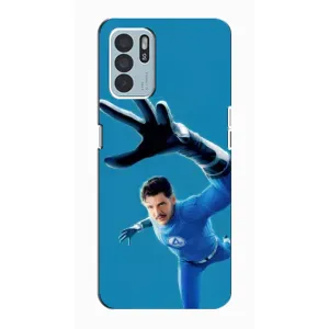 Чохол з принтом Фантастична четвірка для Oppo Reno6 Z (Містер Фантастік супергерой)