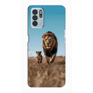 Чохол Король лев на OPPO Reno6 Z (Мусафа та Сімба)