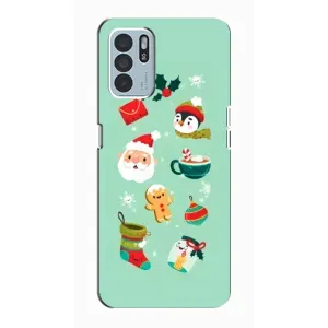 Новорічні Чохли для OPPO Reno6 Z (VPrint)