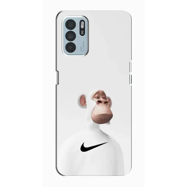 Чехол с принтом «обезьяна NFT Nike» для OPPO Reno6 Z