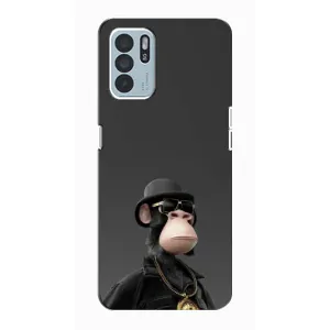 Чохли з Мавпами NFT для Oppo Reno6 Z (AlphaPrint) (Мавпа NFT)