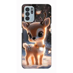 Чохол з принтом «Оленятко» для OPPO Reno6 Z