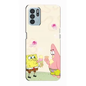 Чохол Губка Боб для OPPO Reno6 Z (Патрік і Боб)