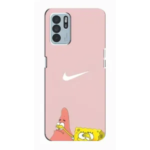 Чохол Губка Боб для OPPO Reno6 Z (Патрік і Губка)