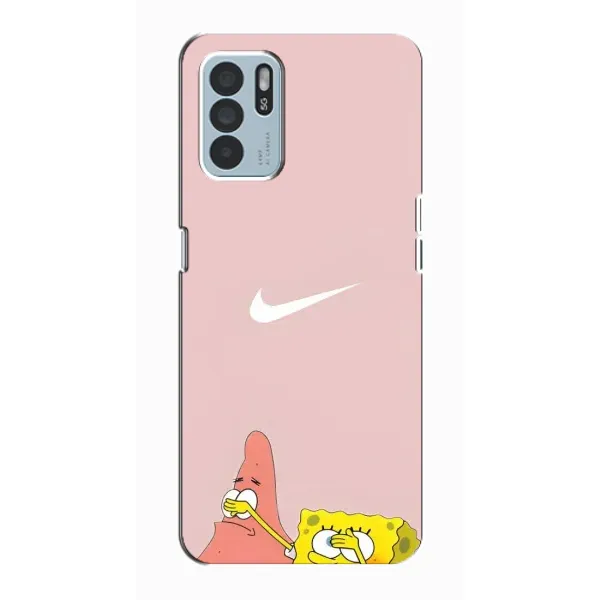 Чехол с принтом «Патрик и Губка» для OPPO Reno6 Z Чехол с принтом «Патрик и Губка» для OPPO Reno6 Z