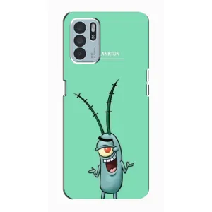 Чохол Губка Боб для OPPO Reno6 Z (Персонаж Планктон)
