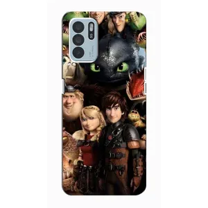 Чохол як приборкати дракона на Oppo Reno6 Z (Персонажі дракона)