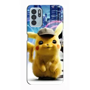 Чохол з Пікачу на Oppo Reno6 Z (Пікачу в місті)
