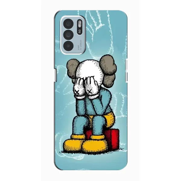 Чехол с принтом «Плач Bearbrick» для OPPO Reno6 Z