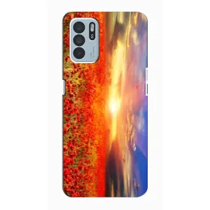 Чохол з картинкою (Стильні) OPPO Reno6 Z - (AlphaPrint) (Поле тюльпанів)