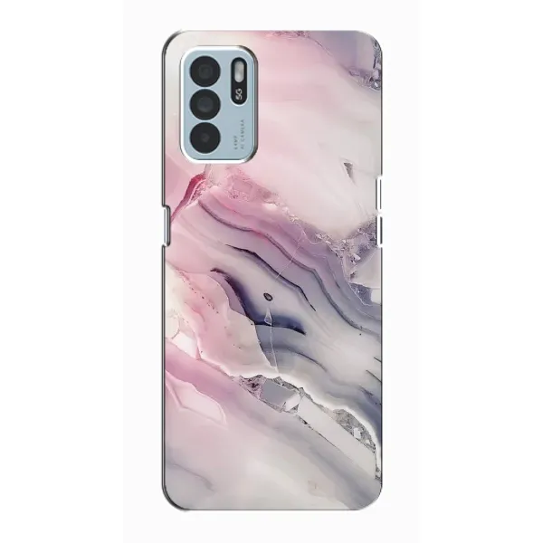 Чехол с принтом «Пурпурный Мрамор» для OPPO Reno6 Z