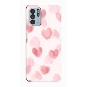 Чохол з розовим принтом для Oppo Reno6 Z