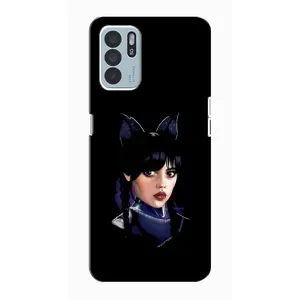Чохли Венсдей на Oppo Reno6 Z Уенсдей (AlphaPrint)