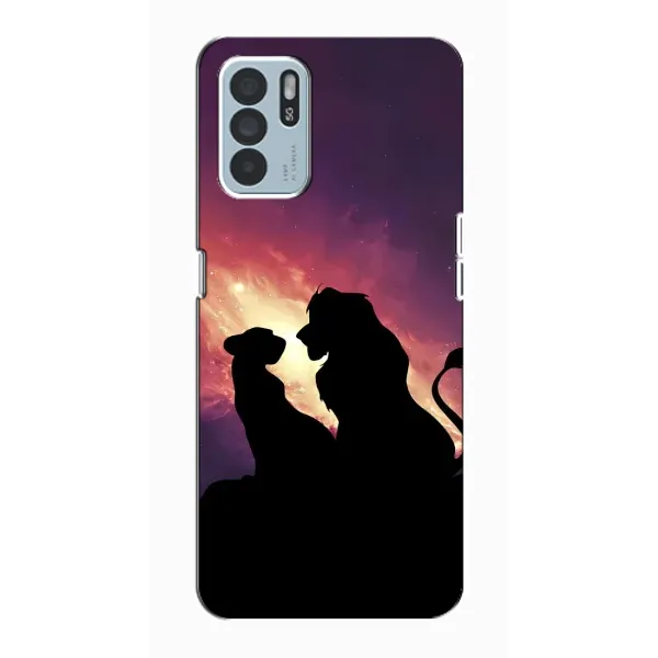 Чохол з принтом «Силует Сімба і Налу» для OPPO Reno6 Z Чохол з принтом «Силует Сімба і Налу» для OPPO Reno6 Z