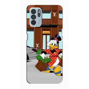 Чехли для Oppo Reno6 Z - Скрудж МакДак Louis Vuitton (PREMIUMPrint) (Скрудж ЛВ)