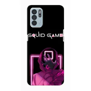 Чехол Гра в кальмара для Oppo Reno6 Z