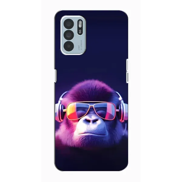 Чехол с принтом «Стильная обезьяна» для OPPO Reno6 Z