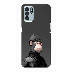 Чохли з Мавпами NFT для Oppo Reno6 Z (AlphaPrint) (стильна мавпа NFT)