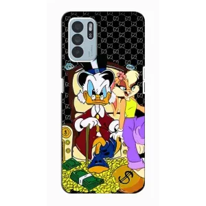 Чехли для Oppo Reno6 Z - Скрудж МакДак Louis Vuitton (PREMIUMPrint) (Стильна Утка)