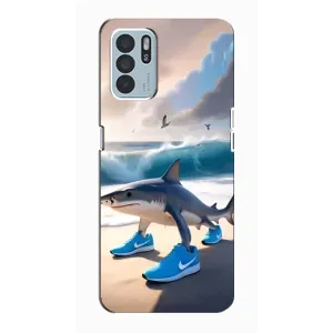 Чохол з мемом Тралалело тралала на Oppo Reno6 Z