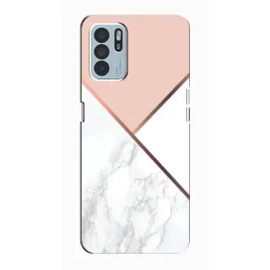 Мраморний чехол на Oppo Reno6 Z (VPrint) (Тройний мрамор)