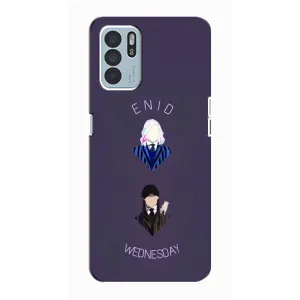 Чохли Венсдей на Oppo Reno6 Z Уенсдей (AlphaPrint) (Венздей і подруга)