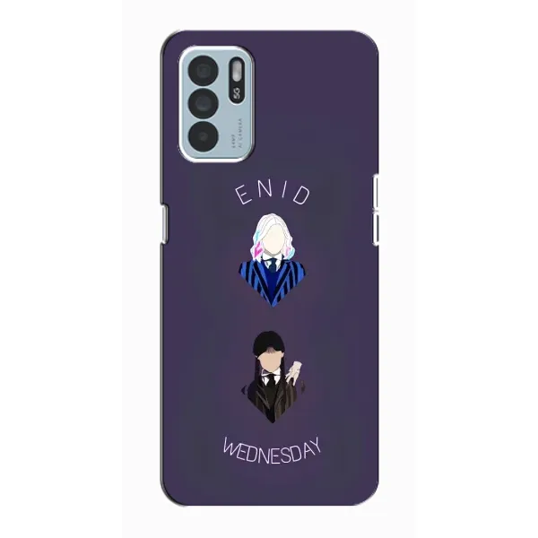 Чехол с принтом «Уэнздей и подруга» для OPPO Reno6 Z Чехол с принтом «Уэнздей и подруга» для OPPO Reno6 Z