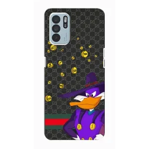Бренднові Чохли для Oppo Reno6 Z - (PREMIUMPrint) (Утка Гуччі)